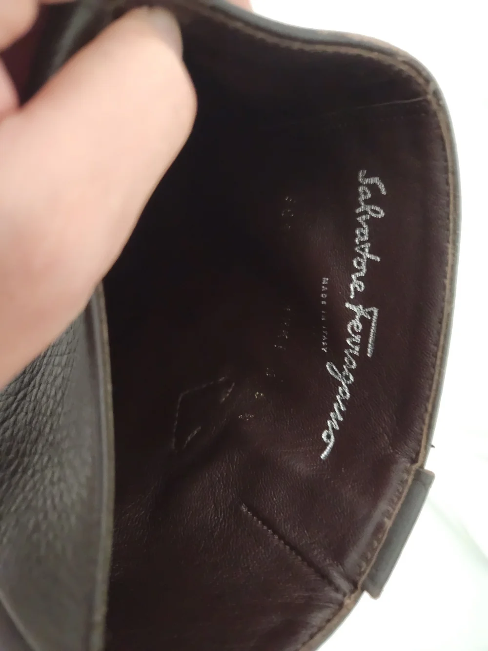 Salvatore Ferragamo Black Leather Over-the-Knee Riding Boots with Gold Hardware
